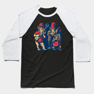 Banana-Splits Monkey Mischief Baseball T-Shirt